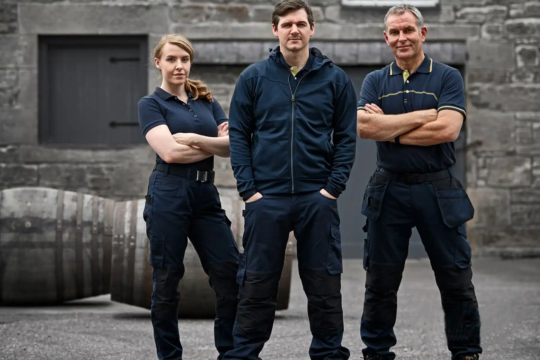 Werkstof representatieve kleding