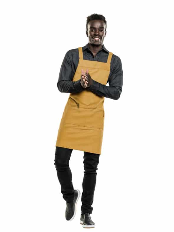 Bib apron velvet W70-L85 - Afbeelding 4