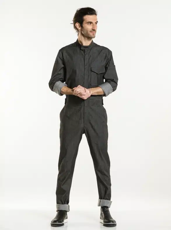 Overall men antra denim stretch