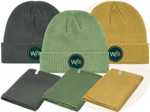 Winter set muts en sjaal Werkstof bedrijfskleding